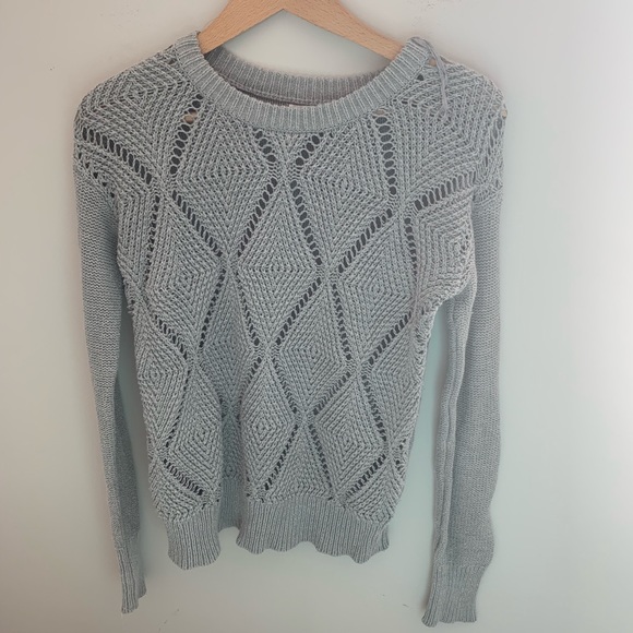 Gray knitted sweater - Picture 1 of 4